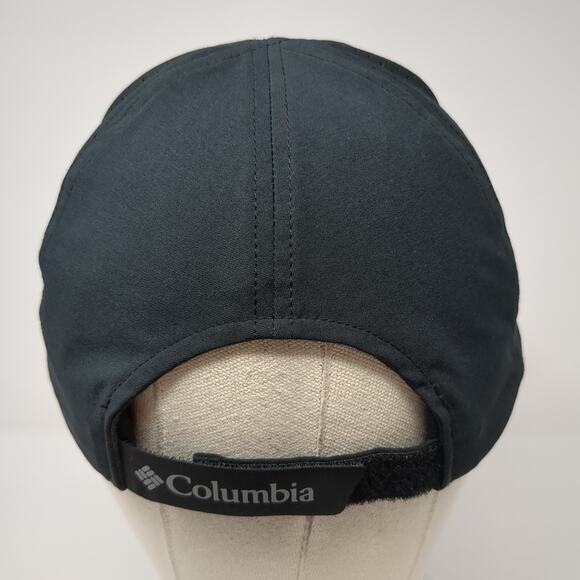 Columbia Strapback Baseball Hat Black One Size Adjustable Spell Out - Picture 6 of 10